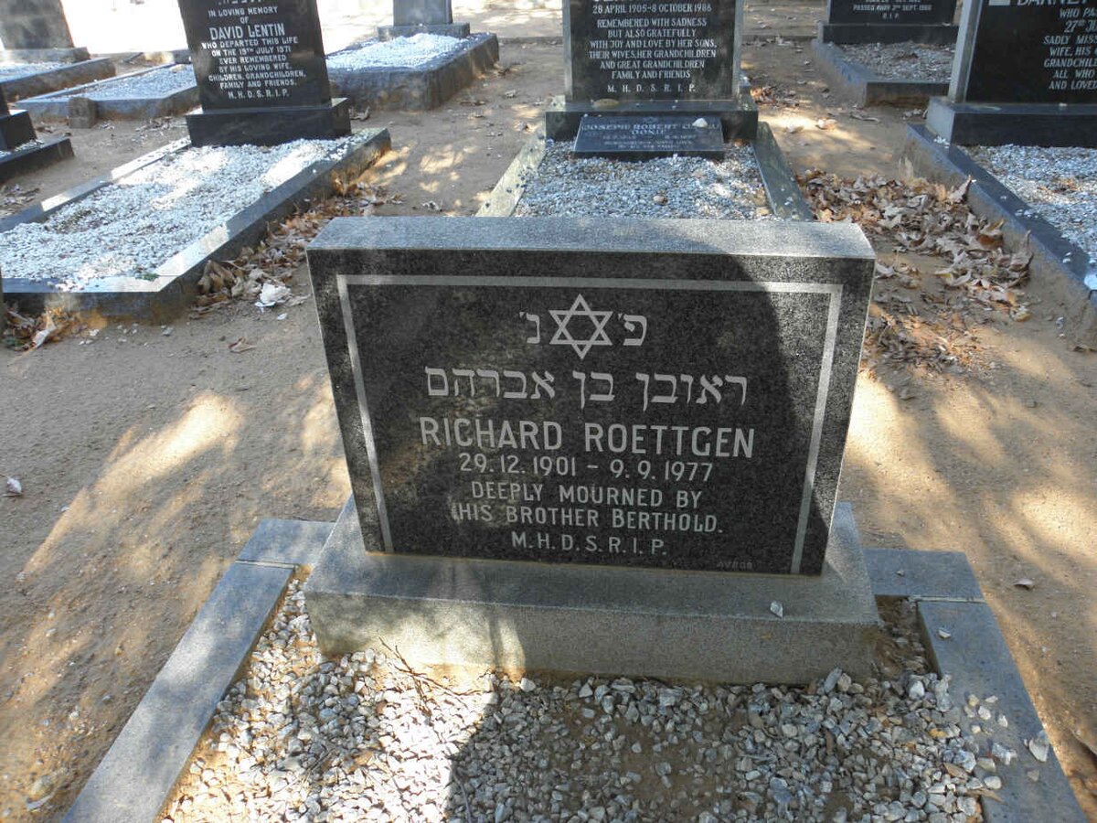 ROETTGEN Richard 1901-1977