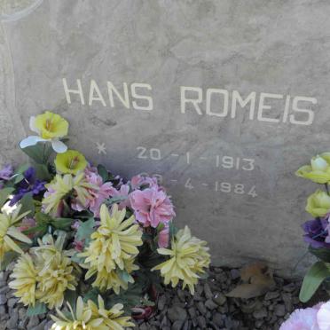 ROMEIS Hans 1913-1984