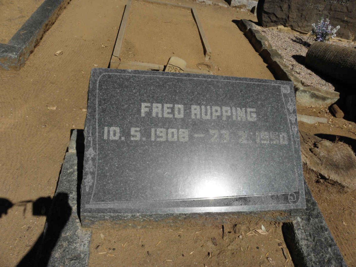 RUPPING Fred 1908-1950