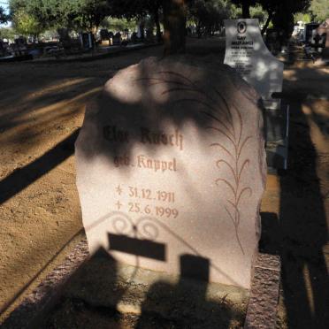 RUSCH Else nee KAPPEL 1911-1999