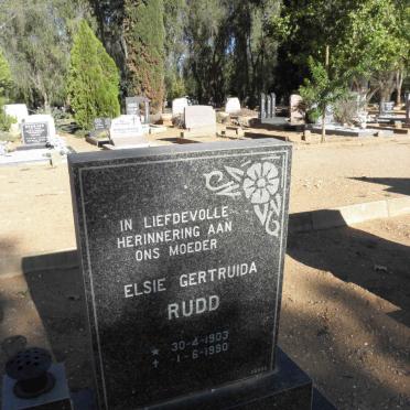 RUDD Elsie Gertruida 1903-1990