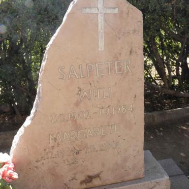 SALPETER Willi 1902-1984 &amp; Margarete 1929-2001