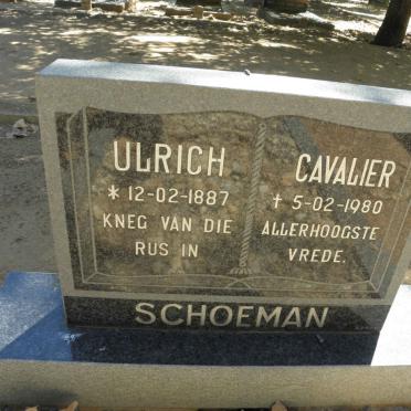 SCHOEMAN Ulrich Cavalier 1887-1980