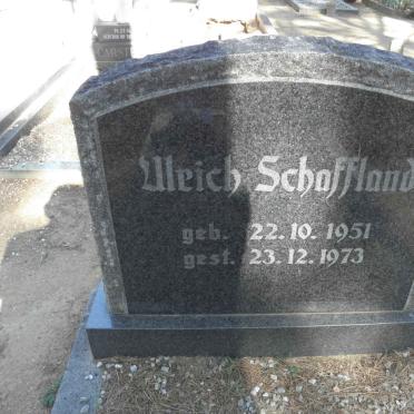 SCHAFFLAND Ulrich 1951-1973