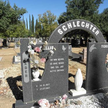 SCHLECHTER Callie 1927-1987 &amp; Tokkie