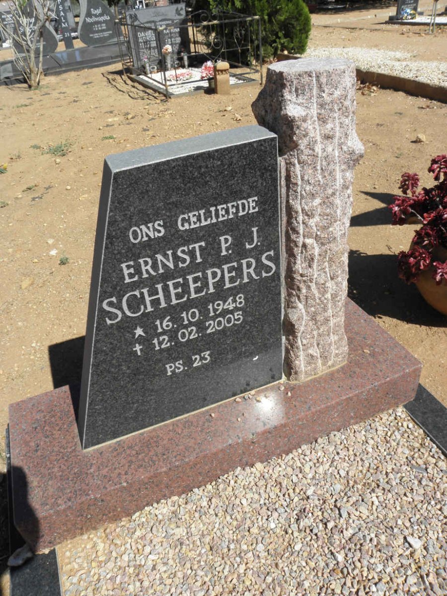 SCHEEPERS Ernst P.J. 1948-2005