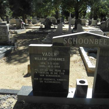 SCHOONBEE Willem Johannes 1930-1984