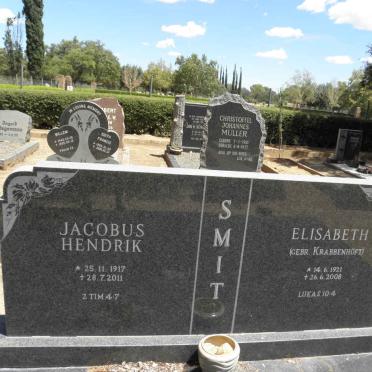 SMIT Jacobus Hendrik 1917-2011 &amp; Elisabeth KRABBENHÖFT 1921-2008