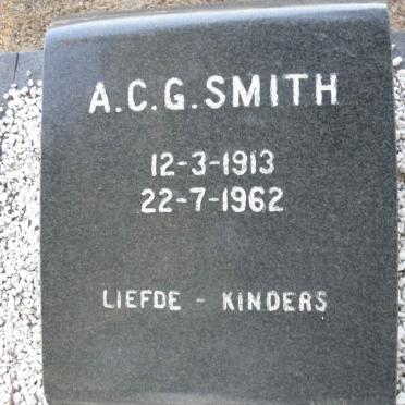 SMITH A.C.G. 1913-1962
