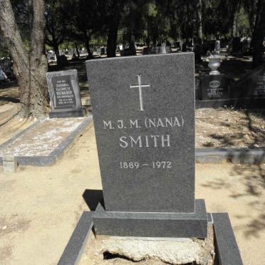 SMITH M.J.M. 1889-1972