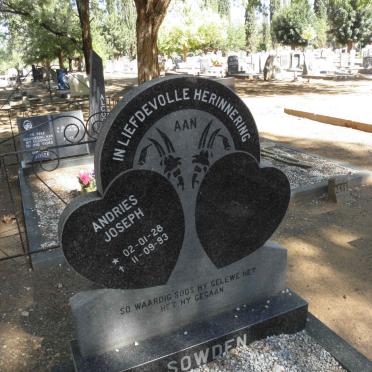 SOWDEN Andries Joseph 1928-1993