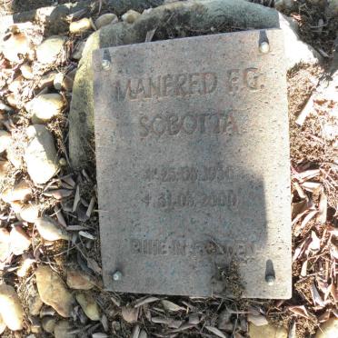 SOBOTTA Manfred F.G. 1936-2000