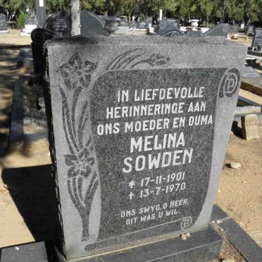 SOWDEN Melina 1901-1970