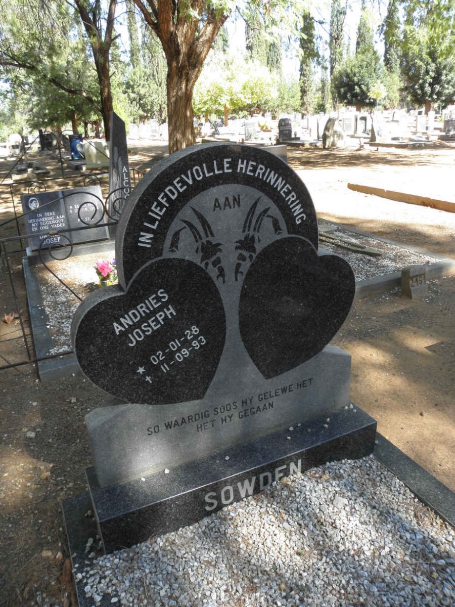 SOWDEN Andries Joseph 1928-1993