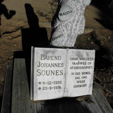 SOUNES Barend Johannes 1955-1974