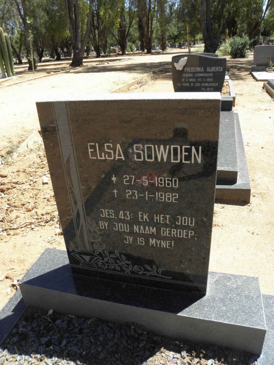 SOWDEN Elsa 1960-1982