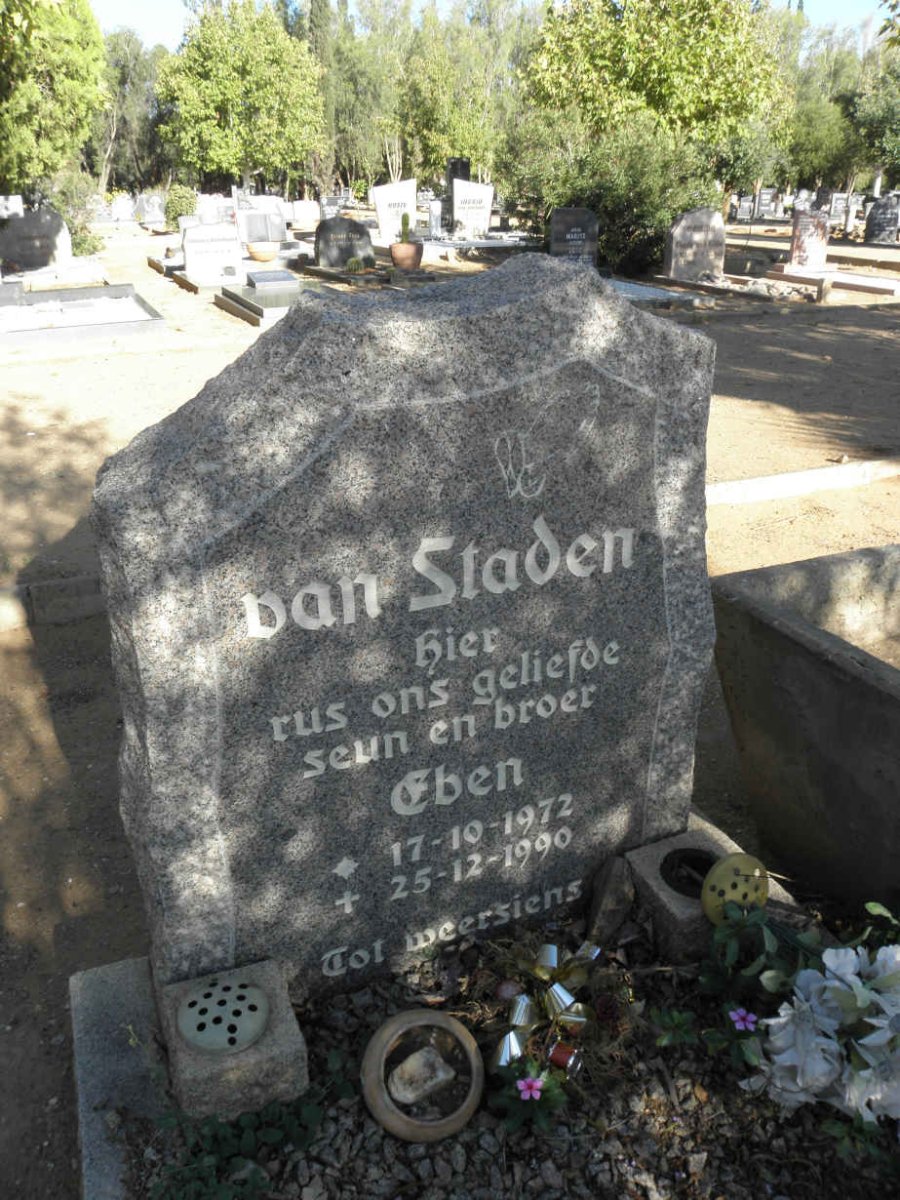 STADEN Eben, van 1972-1990