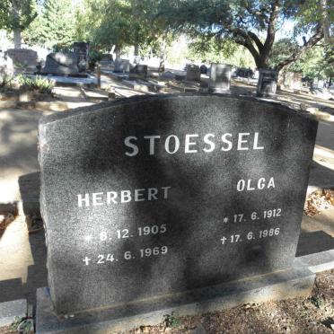 STOESSEL Herbert 1905-1969 &amp; Olga 1912-1986