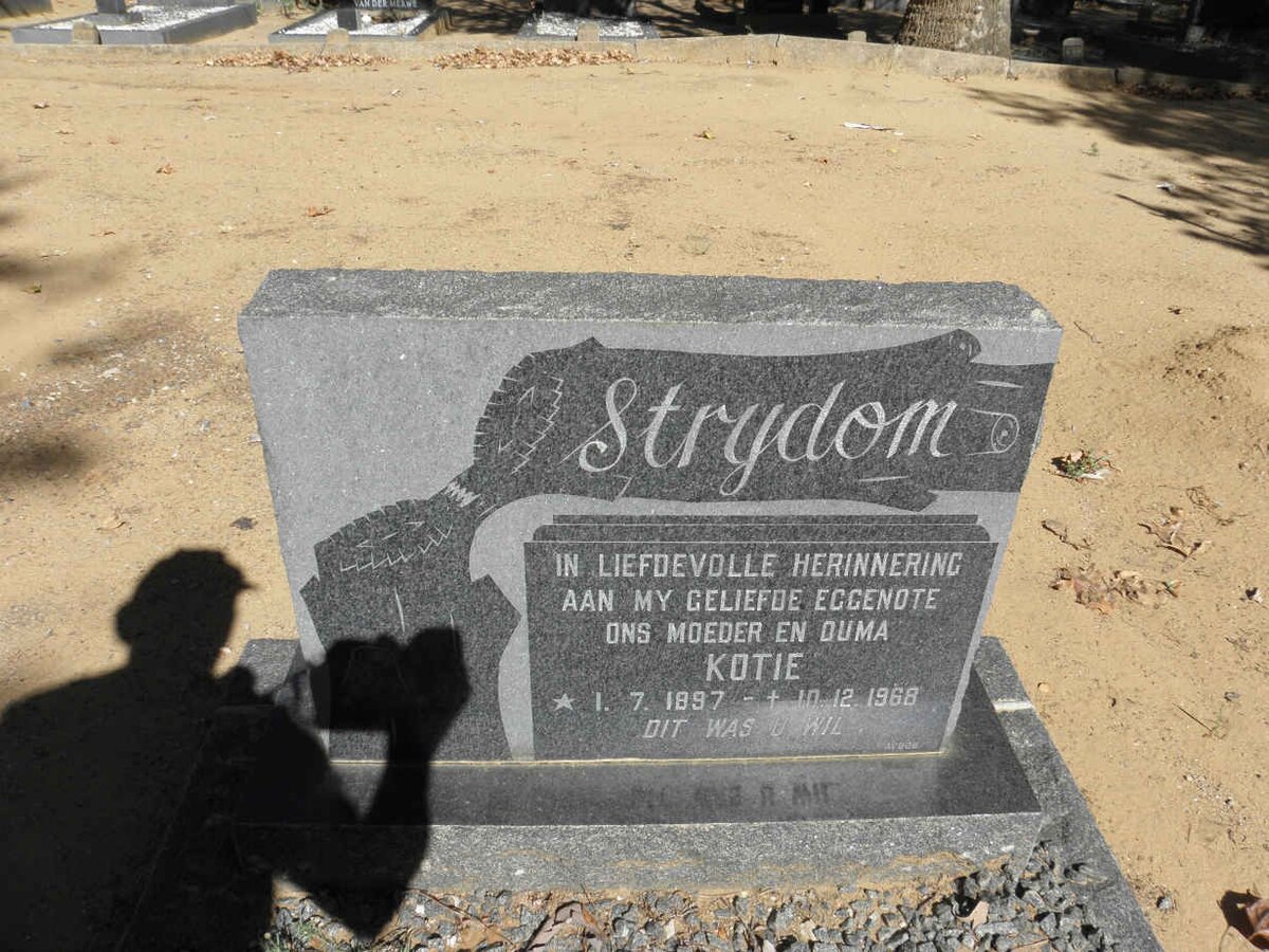 STRYDOM Kotie 1897-1968