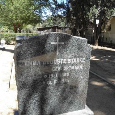 STARKE Emma Auguste nee ORTMANN 1880-1956