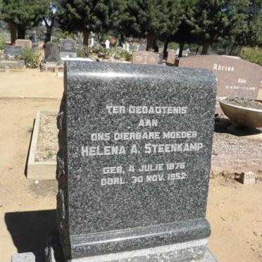 STEENKAMP Helena A. 1876-1952