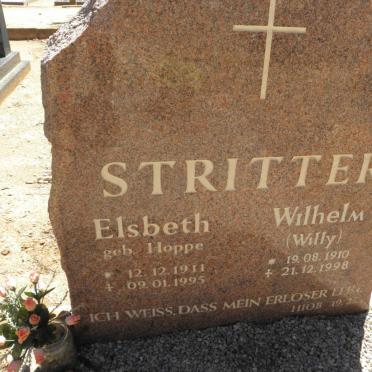 STRITTER Wilhelm 1910-1998 &amp; Elsbeth HOPPE 1911-1995