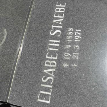 STAEBE Elisabeth 1888-1971