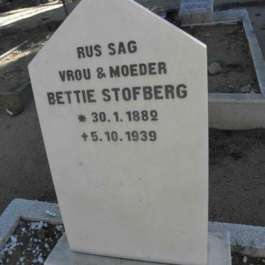 STOFBERG Bettie 1882-1939