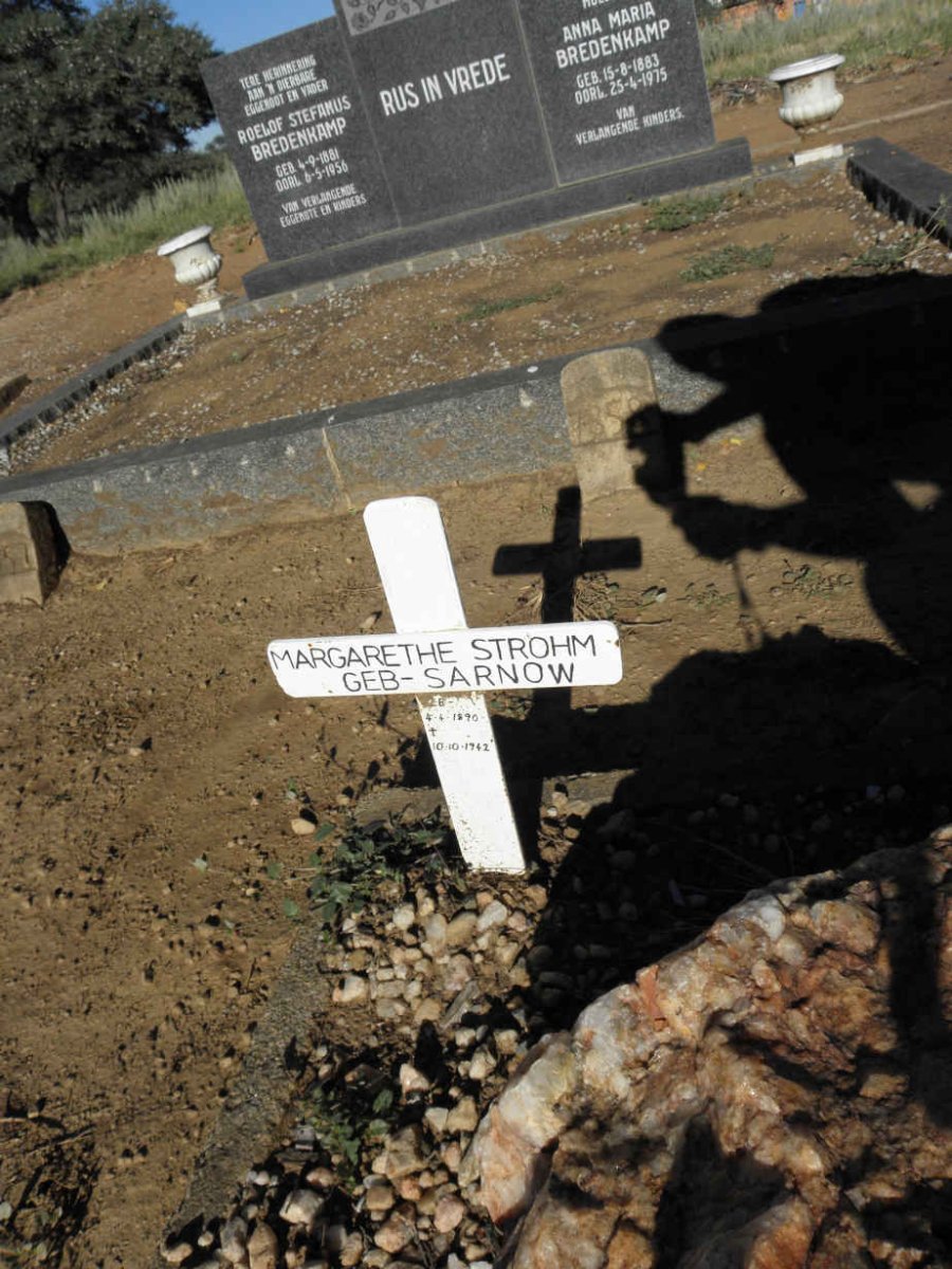 STROHM Margarethe nee SARNOW 1890-1942