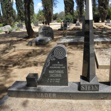 STEYN Marthinus Jacobus 1900-1980 