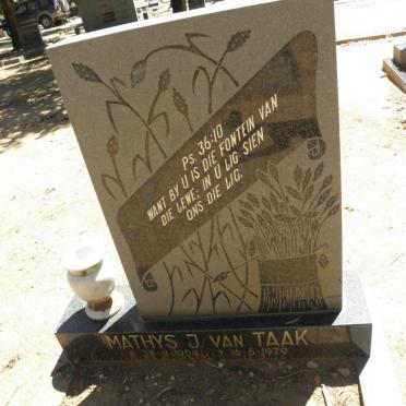 TAAK Mathys J., van 1908-1979