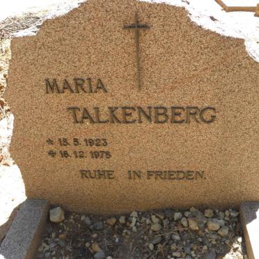 TALKENBERG Maria 1923-1978