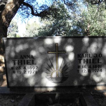 THIEL Karl J.O. 1891-1974 &amp; B. Anna 1892-1971