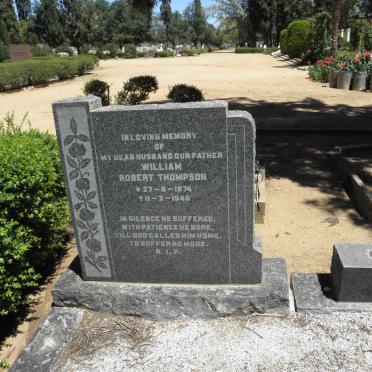 THOMPSON William Robert 1874-1940