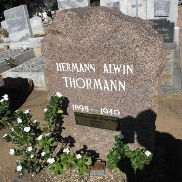 THORMANN Herman Alwin 1898-1940 :: THORMANN Monica Louise 1941-2009