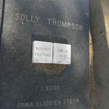 THOMPSON Solly 1917-1983