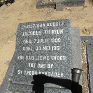 THIRION Christiaan Rudolf Jacobus 1908-1961