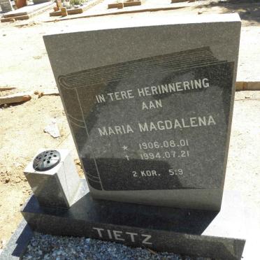 TIETZ Maria Magdalena 1906-1994