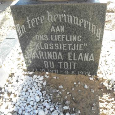 TOIT Marinda Elana, du 1971-1972