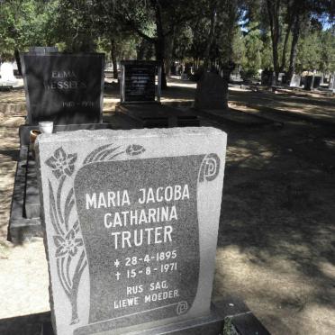 TRUTER Maria Jacoba Catharina 1895-1971