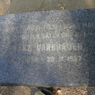 VARNHAGEN Franz 1898-1957