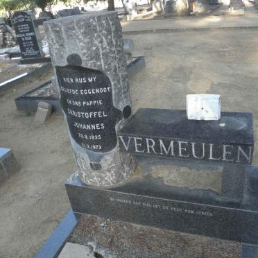 VERMEULEN Christoffel Johannes 1935-1973