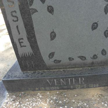 VENTER ?ssie 1925-1968