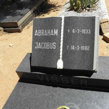 VISSER Abraham Jacobus 1933-1982
