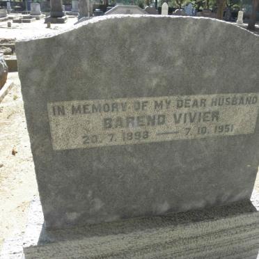 VIVIER Barend 1898-1951