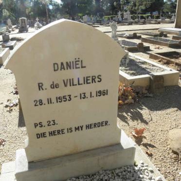 VILLIERS Daniël R., de 1953-1961