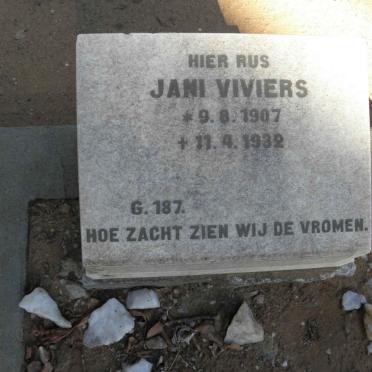 VIVIERS Jani 1907-1932