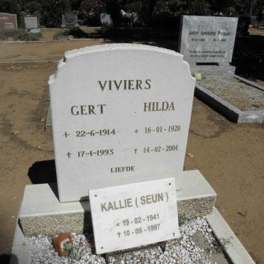 VIVIERS Gert 1914-1993 &amp; Hilda 1920-2004 :: VIVIERS Kallie 1941-1997