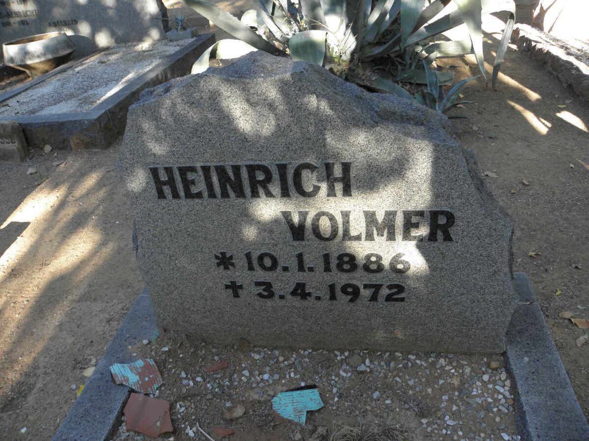 VOLMER Heinrich 1886-1972