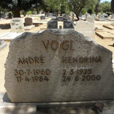 VOGL André 1960-1984 :: VOGL Hendrina 1925-2000